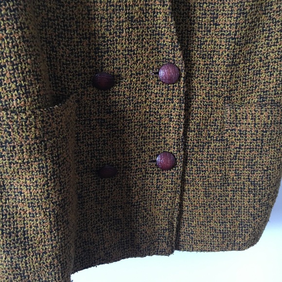 Vintage tweed double breasted blazer - Picture 6 of 9
